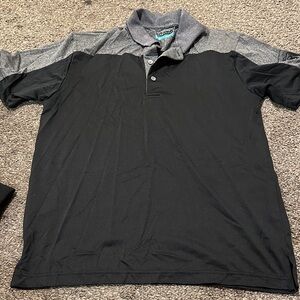 *DONATED* PGA Tour Men's Polo Shirt in Black and Gray